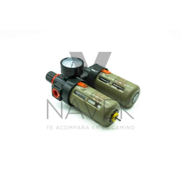 FILTRO REGULADOR Y LUBRICADOR DE AIRE 1/2 - Imagen 2