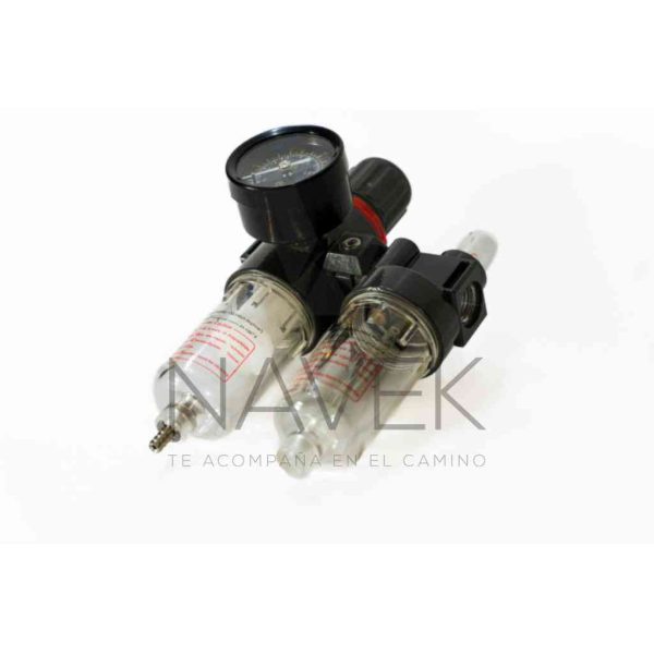 FILTRO REGULADOR Y LUBRICADOR DE AIRE 1/4 - Imagen 3