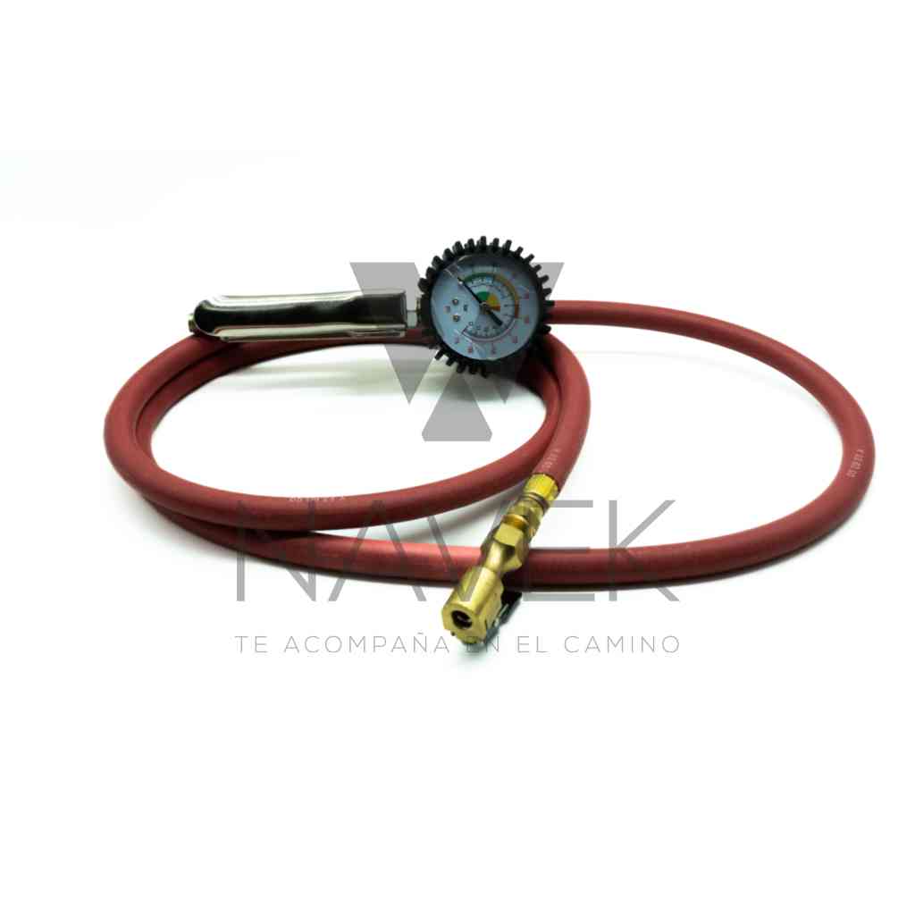 CALIBRADOR INFLADOR CON MANGUERA HALTEC